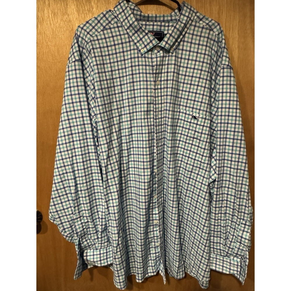 Vineyard Vines Shirt Mens 4XB Button Down Casual Preppy